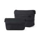 Geanta de cosmetice expandabila, Vinga, 2610E19130, Compartimentata, 33x13.3x23.5 cm, rPET, Poliester, Negru