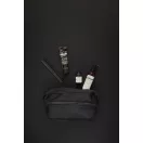 Geanta de cosmetice expandabila, Vinga, 2610E19130, Compartimentata, 33x13.3x23.5 cm, rPET, Poliester, Negru