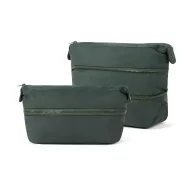   Geanta de cosmetice expandabila, Vinga, 2610E19131, Compartimentata, 33x13.3x23.5 cm, rPET, Poliester, Verde