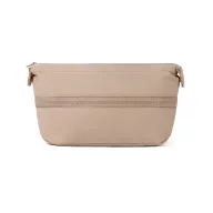   Geanta de cosmetice expandabila, Vinga, 2610E19132, Compartimentata, 33x13.3x23.5 cm, rPET, Poliester, Bej Greige
