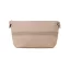 Geanta de cosmetice expandabila, Vinga, 2610E19132, Compartimentata, 33x13.3x23.5 cm, rPET, Poliester, Bej Greige