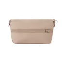 Geanta de cosmetice expandabila, Vinga, 2610E19132, Compartimentata, 33x13.3x23.5 cm, rPET, Poliester, Bej Greige