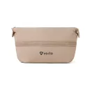 Geanta de cosmetice expandabila, Vinga, 2610E19132, Compartimentata, 33x13.3x23.5 cm, rPET, Poliester, Bej Greige