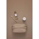 Geanta de cosmetice expandabila, Vinga, 2610E19132, Compartimentata, 33x13.3x23.5 cm, rPET, Poliester, Bej Greige