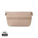 Geanta de cosmetice expandabila, Vinga, 2610E19132, Compartimentata, 33x13.3x23.5 cm, rPET, Poliester, Bej Greige
