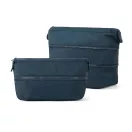 Geanta de cosmetice expandabila, Vinga, 2610E19133, Compartimentata, 33x13.3x23.5 cm, rPET, Poliester, Albastru Navy