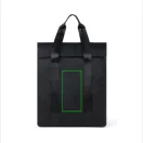 Rucsac sport casual, Vinga, 2610E19215, 33x12x58 cm, rPET, Poliester, Negru