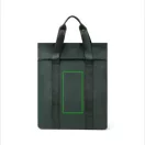 Rucsac sport casual, Vinga, 2610E19216, 33x12x58 cm, rPET, Poliester, Verde