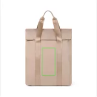   Rucsac sport casual, Vinga, 2610E19217, 33x12x58 cm, rPET, Poliester, Bej Greige