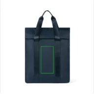   Rucsac sport casual, Vinga, 2610E19218, 33x12x58 cm, rPET, Poliester, Albastru Navy