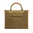 Sacosa pentru cumparaturi, 2401E16534, Vinga, 42x17x33.5 cm, Bumbac, Poliester, Verde