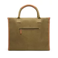   Sacosa pentru cumparaturi, 2401E16534, Vinga, 42x17x33.5 cm, Bumbac, Poliester, Verde