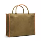 Sacosa pentru cumparaturi, 2401E16534, Vinga, 42x17x33.5 cm, Bumbac, Poliester, Verde