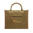Sacosa pentru cumparaturi, 2401E16534, Vinga, 42x17x33.5 cm, Bumbac, Poliester, Verde