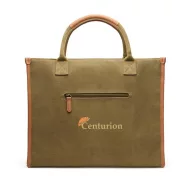   Sacosa pentru cumparaturi, 2401E16534, Vinga, 42x17x33.5 cm, Bumbac, Poliester, Verde