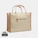 Sacosa pentru cumparaturi, 2401E16535, Vinga, 42x17x33.5 cm, Bumbac, Poliester, Bej greige