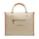 Sacosa pentru cumparaturi, 2401E16535, Vinga, 42x17x33.5 cm, Bumbac, Poliester, Bej greige
