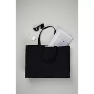   Sacosa pentru cumparaturi, 2401E16583, Vinga, 49.5x18x37 cm, Panza, Negru
