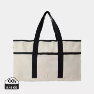   Geanta de plaja, 2401E16696, Vinga, 34x56x21 cm, Bumbac, rPET, Crem