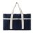 Geanta de plaja, 2401E16695, Vinga, 34x56x21 cm, Bumbac, rPET, Albastru navy