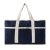 Geanta de plaja, 2401E16695, Vinga, 34x56x21 cm, Bumbac, rPET, Albastru navy