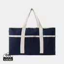 Geanta de plaja, 2401E16695, Vinga, 34x56x21 cm, Bumbac, rPET, Albastru navy
