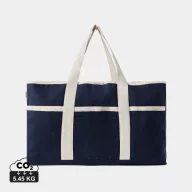   Geanta de plaja, 2401E16695, Vinga, 34x56x21 cm, Bumbac, rPET, Albastru navy