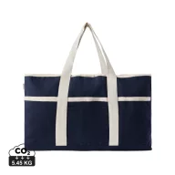   Geanta de plaja, 2401E16695, Vinga, 34x56x21 cm, Bumbac, rPET, Albastru navy