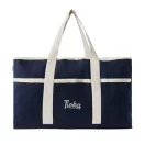 Geanta de plaja, 2401E16695, Vinga, 34x56x21 cm, Bumbac, rPET, Albastru navy