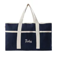   Geanta de plaja, 2401E16695, Vinga, 34x56x21 cm, Bumbac, rPET, Albastru navy