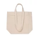 Sacosa de cumparaturi, 2502E16001, Vinga, 37 x 45 x 15 cm, Panza, Alb crem
