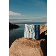   Geanta de plaja, Vinga, 2601E14759, 60x19x40 cm, Bumbac, Poliester, Albastru deschis