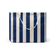   Geanta de plaja, Vinga, 2601E14760, 60x19x40 cm, Bumbac, Poliester, Albastru Navy