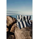 Geanta de plaja, Vinga, 2601E14760, 60x19x40 cm, Bumbac, Poliester, Albastru Navy