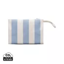 Geanta cosmetice, Vinga, 2601E14765, 28.5x21x1 cm, Bumbac, Poliester, Albastru deschis