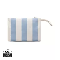   Geanta cosmetice, Vinga, 2601E14765, 28.5x21x1 cm, Bumbac, Poliester, Albastru deschis