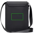 Geanta de umar, 2509E17345, Vinga, 13x2x17 cm, Poliester, Poliuretan, Negru