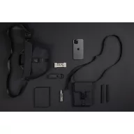   Geanta de umar, 2509E17345, Vinga, 13x2x17 cm, Poliester, Poliuretan, Negru