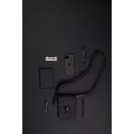   Geanta de umar, 2509E17345, Vinga, 13x2x17 cm, Poliester, Poliuretan, Negru