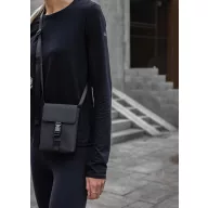   Geanta de umar, 2509E17345, Vinga, 13x2x17 cm, Poliester, Poliuretan, Negru