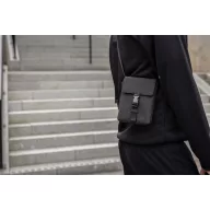   Geanta de umar, 2509E17345, Vinga, 13x2x17 cm, Poliester, Poliuretan, Negru