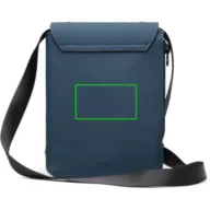   Geanta de umar, 2509E17348, Vinga, 13x2x17 cm, Poliester, Poliuretan, Albastru navy