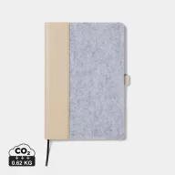   Agenda A5, Dictando, 2401E16458, Vinga, 15x1.5x21.9 cm, Hartie, Pasla, Gri