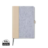   Agenda A5, Dictando, 2401E16458, Vinga, 15x1.5x21.9 cm, Hartie, Pasla, Gri
