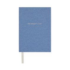   Agenda A5, Dictando, 2410E24460, Vinga, 15.4 x 21.6 x 2.6 cm, Poliester, Albastru