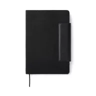   Agenda A5, 2509E17383, Vinga, 22.5x16.2x2 cm, Hartie, Poliester, Negru