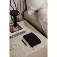   Agenda A5, 2509E17383, Vinga, 22.5x16.2x2 cm, Hartie, Poliester, Negru