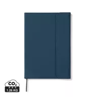   Agenda A5, Dictando, 2401E16472, Vinga, 16x2x22.5 cm, Poliuretan, Hartie, Albastru navy
