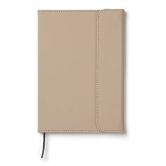   Agenda A5, Dictando, 2401E16471, Vinga, 16x2x22.5 cm, Poliuretan, Hartie, Bej greige