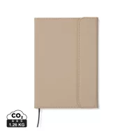  Agenda A5, Dictando, 2401E16471, Vinga, 16x2x22.5 cm, Poliuretan, Hartie, Bej greige